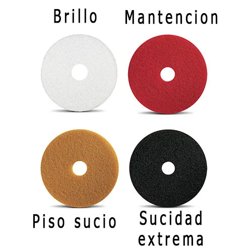 PAD LIMPIADOR 17" CAFE 5 UNIDADES