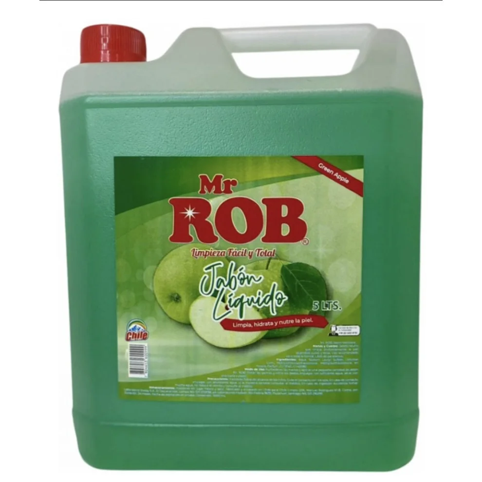 JABON LIQUIDO 5LT MANZANA MR ROB