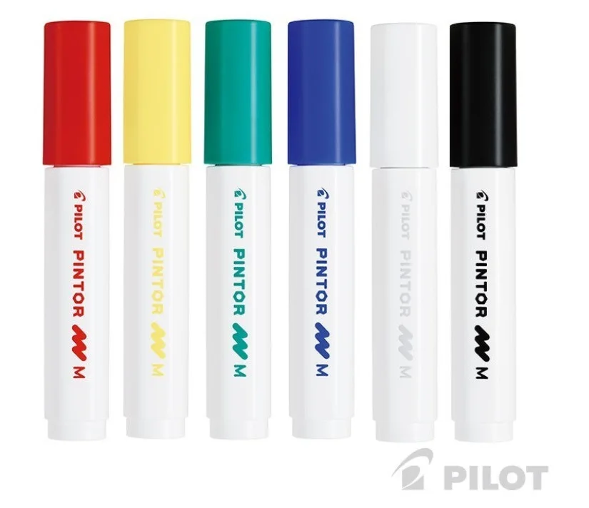 SET MARCADOR MULTIPLES SUPER PINTOR PILOT 6UN MEDIO