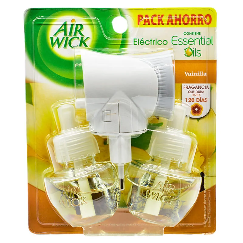 DESODORANTE AMB ACEITE AIRWICK VAINILLA+ 2RECARGA