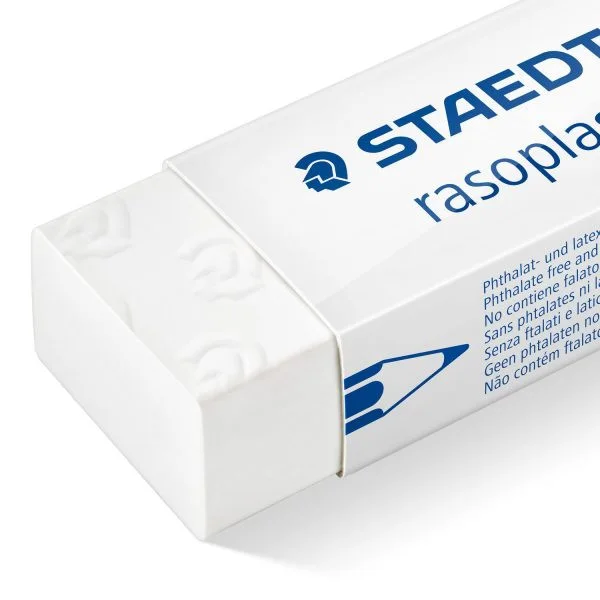 GOMA DE BORRAR CHICA STAEDTLER 526-B30 RASO BLANCA