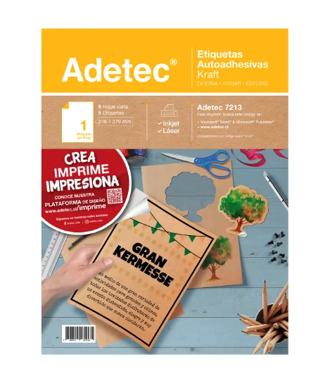 ETIQUETA 216 X 279 1 ETI 5HJS ADETEC KRAF 7213 ECOLOGICO