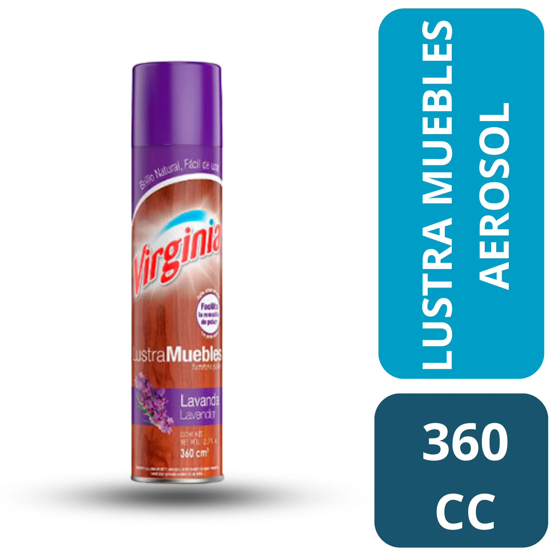 LUSTRA MUEBLES SPRAY 360CC VIRGINIA LAVANDA
