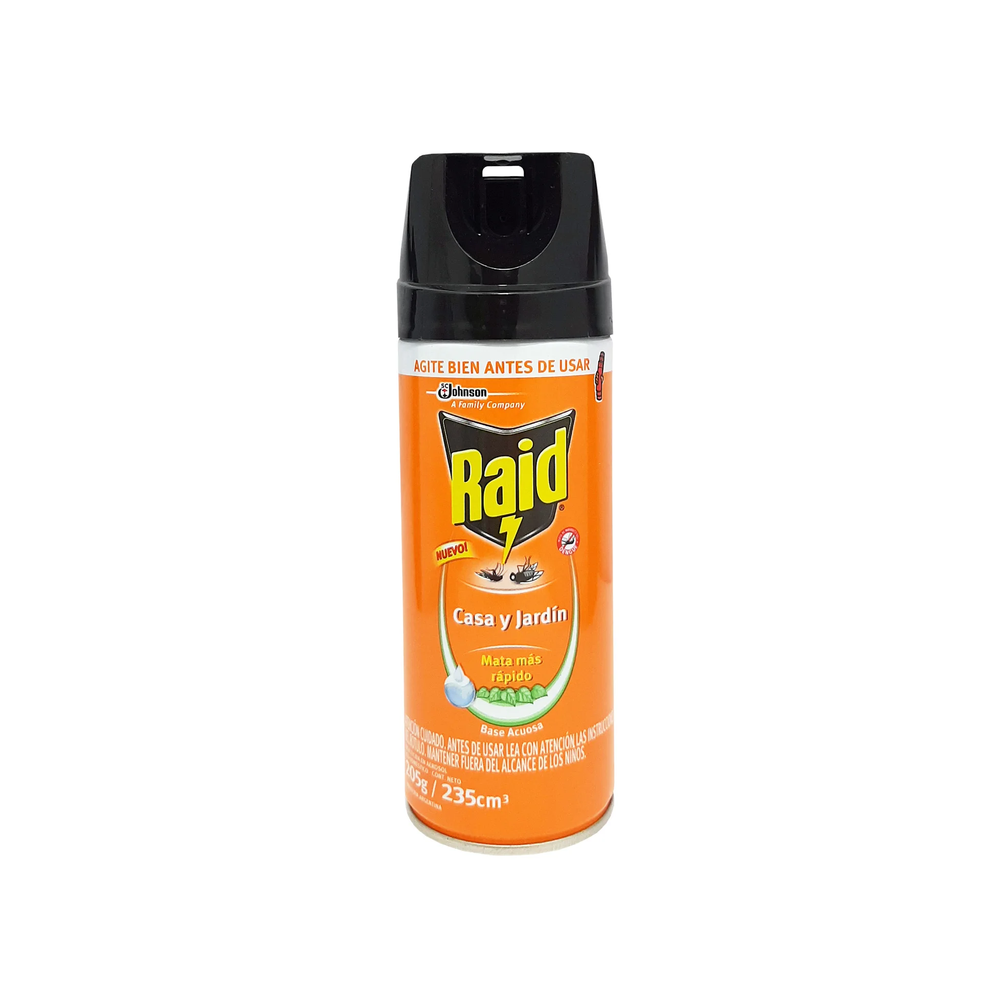 INSECTICIDA CASA Y JARDIN RAID 235CM BASE ACUOSA