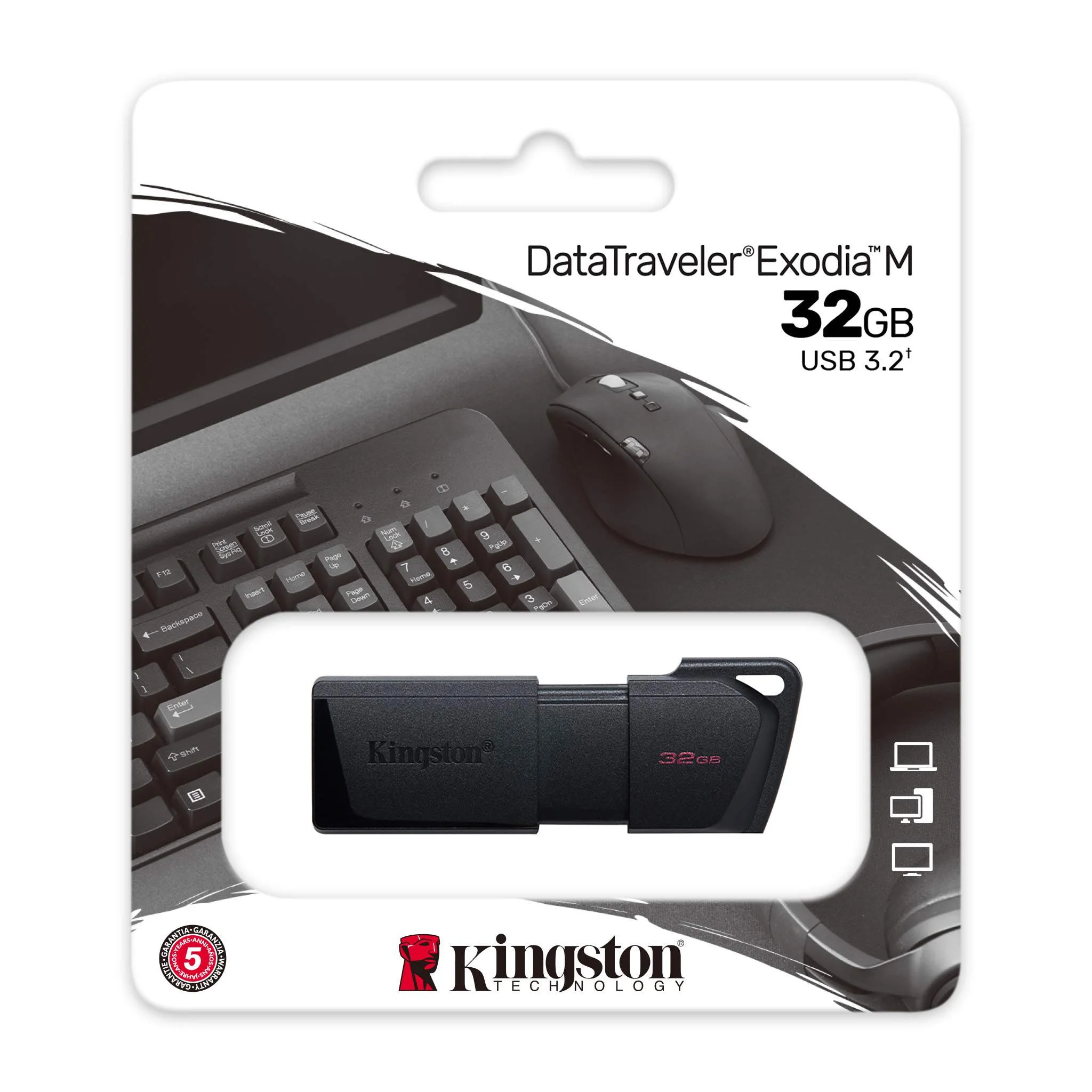 PENDRIVE 32GB KINGSTON EXODIA USB 3.2