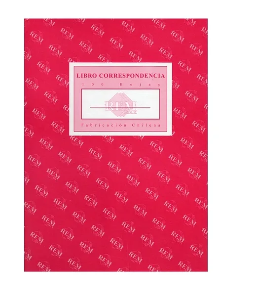 LIBRO CORRESPONDENCIA 100 HJS REM MAX