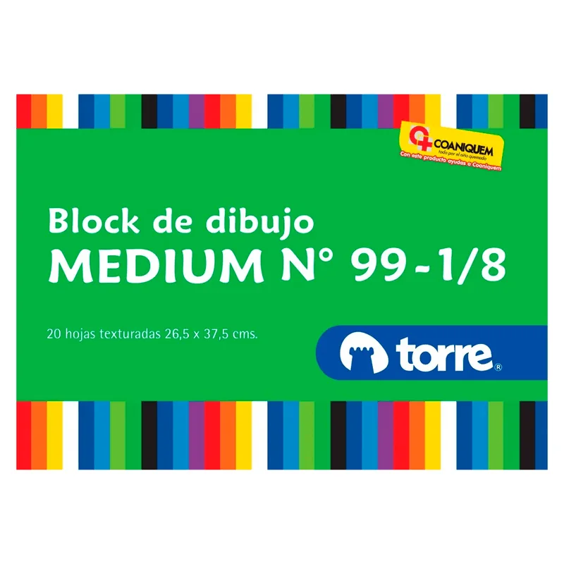 BLOCK DIBUJO N99 1/8 TORRE. 20HJS 17874
