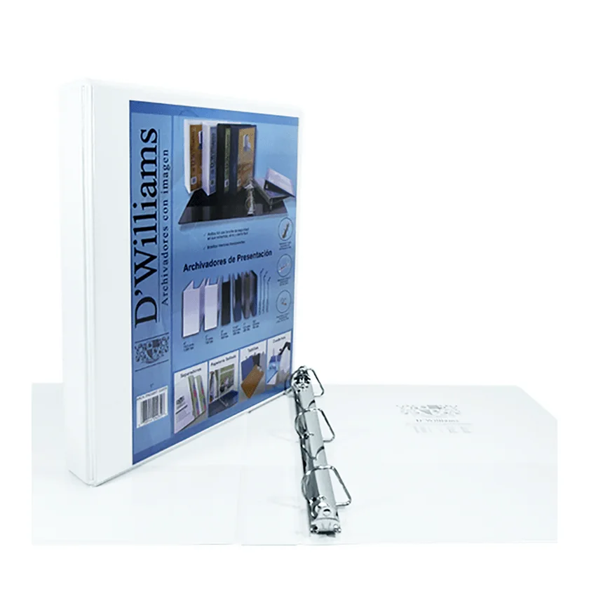 ARCHIVADOR PRESENTACION CARTA 1.5" 3 AROS DW BLANCO 350HJS