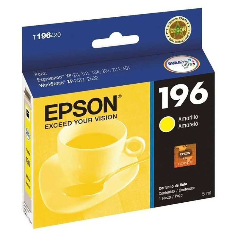 CARTRIDGE EPSON T196120 AMARILLO