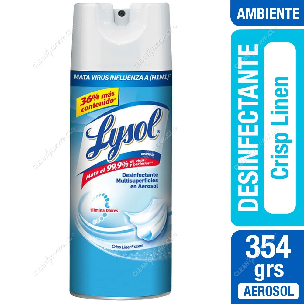 DESODORANTE AMB DESINF CRISP LINE 354GR LYSOL
