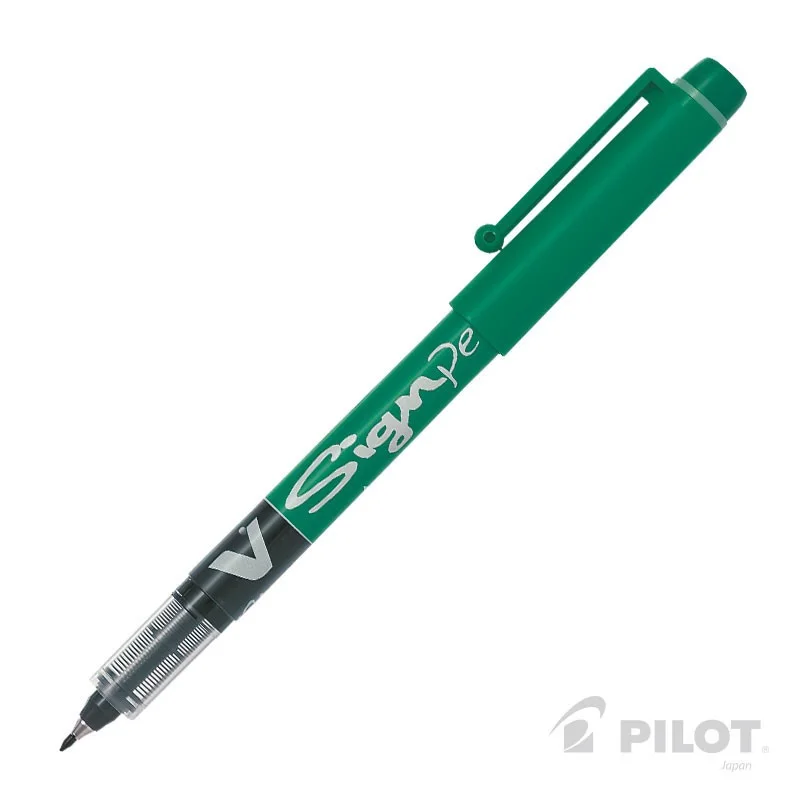 LAPIZ MARCADOR MULTIUSO VERDE 0.6MM SIGNPEN V PILOT