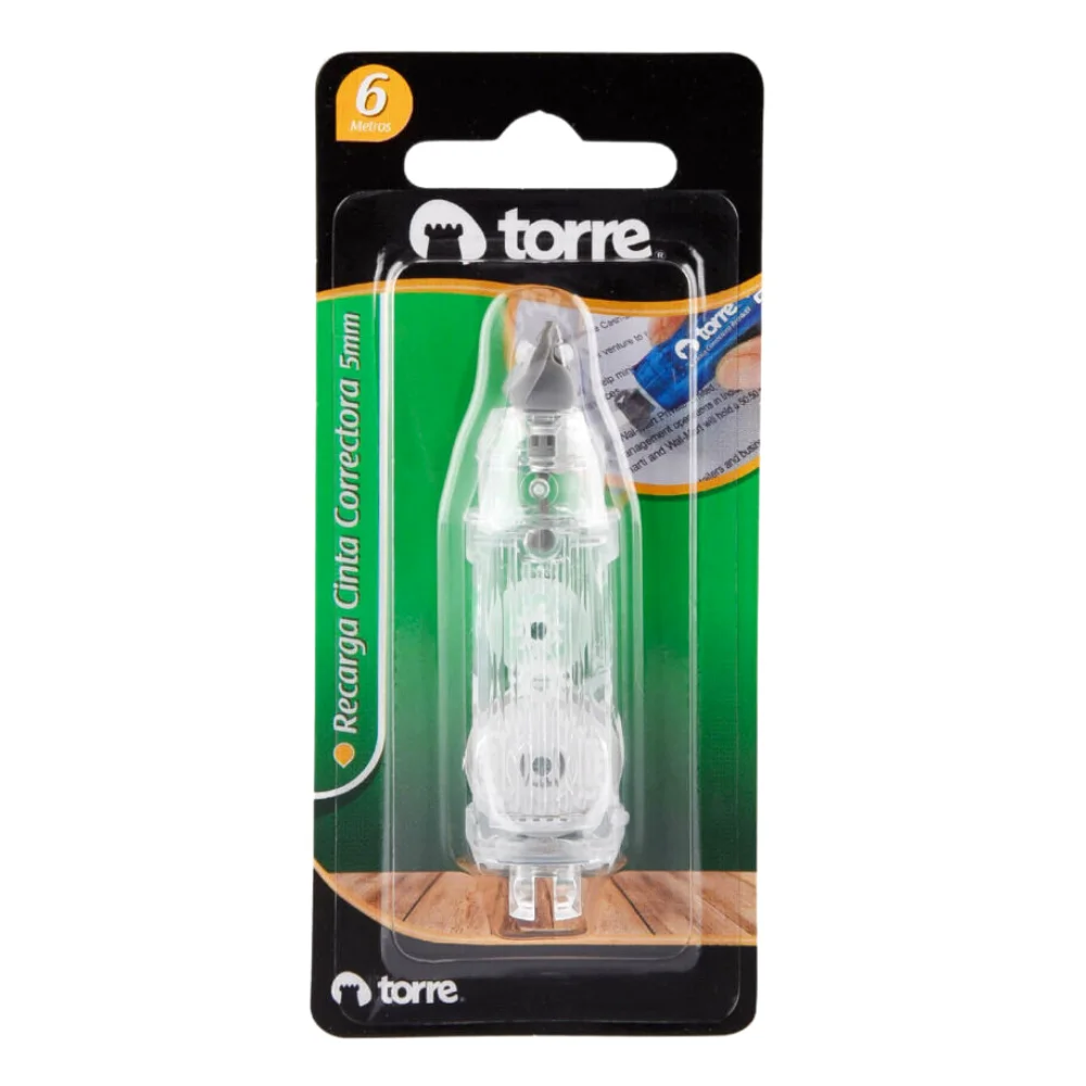 REPUESTO CORRECTOR CINTA 5MM X 6MT TORRE 30538