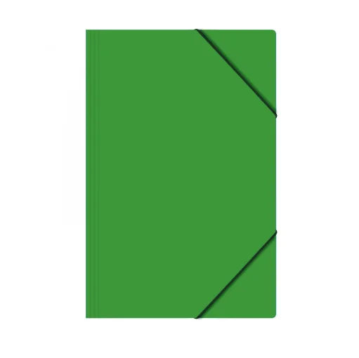 CARPETA CON ELASTICO CARTON VERDE CLARO BUHO 5001