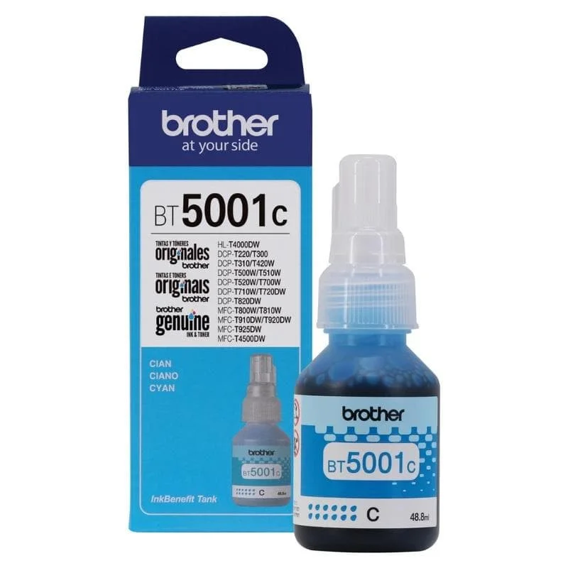 BOTELLA BROTHER BT5001 CYAN 300/500