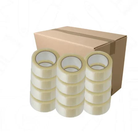 CAJA 72 UND CINTA EMBALAJE TRANSPARENTE 48CM X 40MTS USATAPE