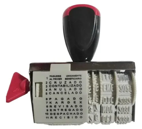 TIMBRE FECHADOR MANUAL PALABRAS FOSKA D-4Y