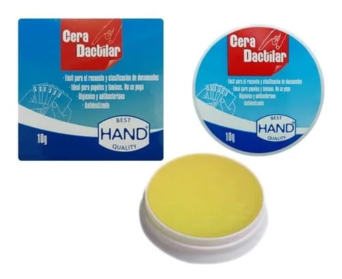 CERA DACTILAR HAND 20G BLANCA