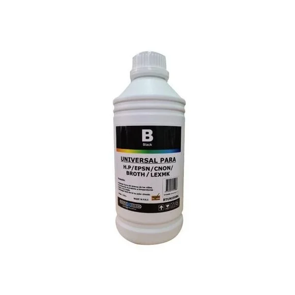 ALTERNATIVO BOTELLA NEGRO PACIFIC BTUNI50BK 1LITRO-HP-EPSON-CANON-BROTHER