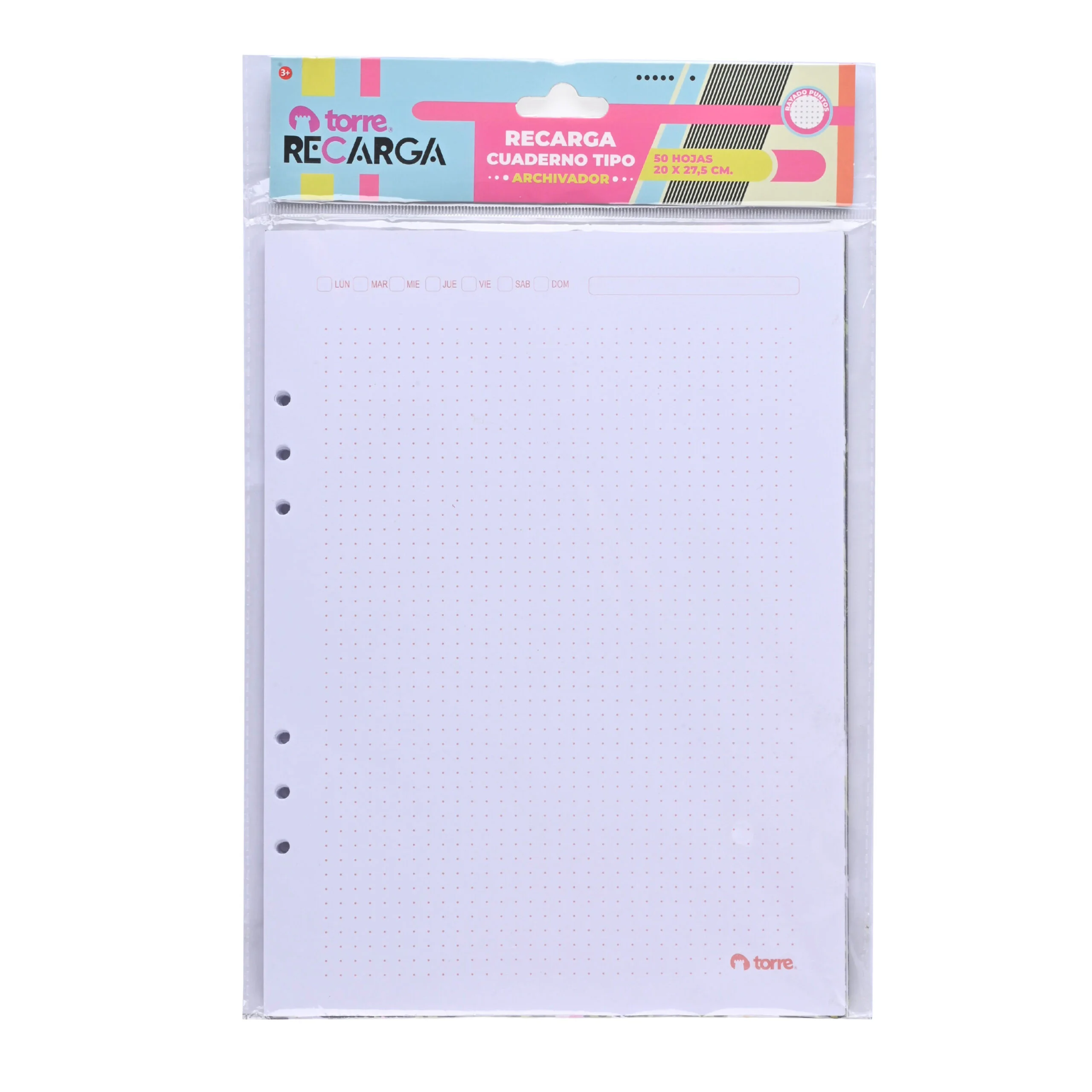 REPUESTO HOJAS DE CUADERNO TOP PUNTOS 50HJS 35224