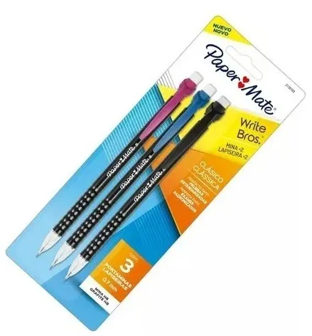 PACK 3 PORTAMINA 0.7 PAPER MATE WRITE BROSS