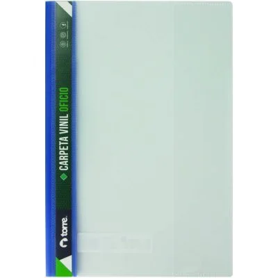 CARPETA OFICIO VINIL FAST AZUL TORRE 31157