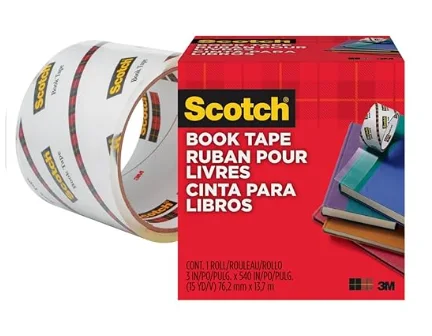 SCOTCH 3M 845- 76.2CM X 13MT BOOK TAPE