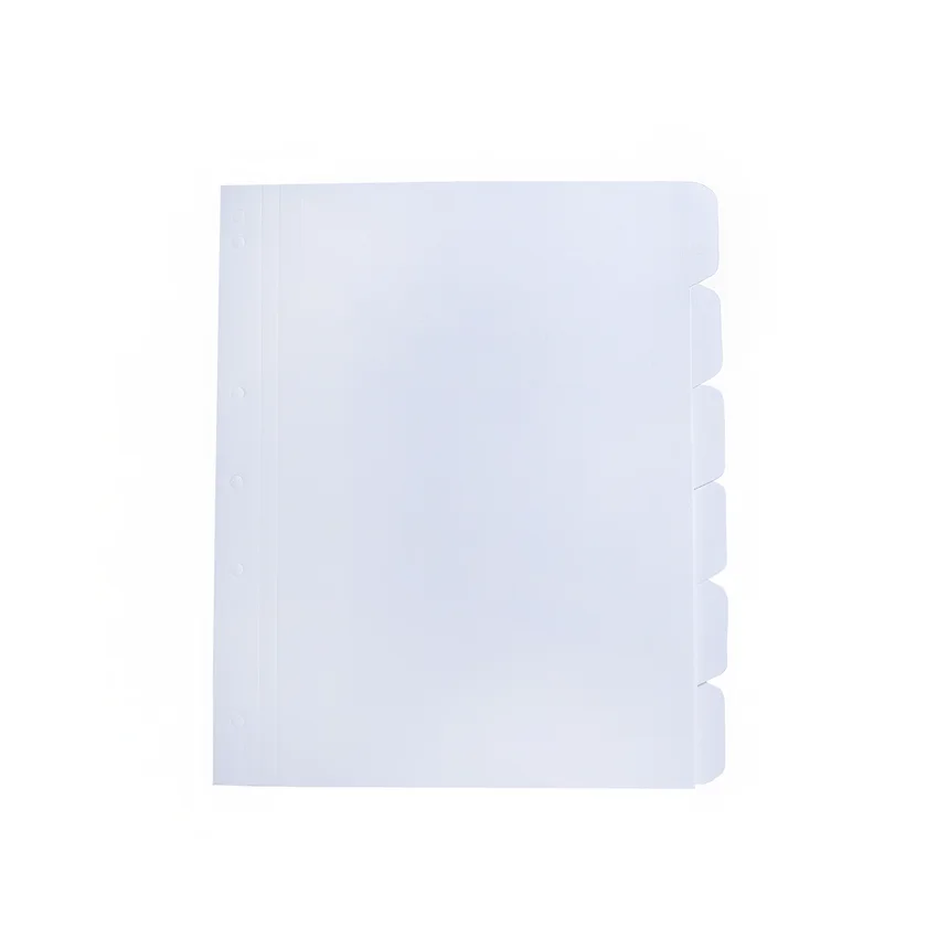 SEPARADOR CARTA 6 DIV BLANCO BANGRAFICA 100104
