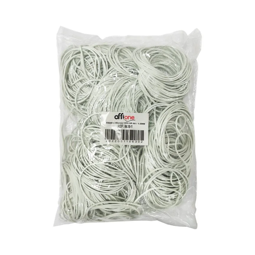 ELASTICO 1 KILO BLANCO OFFIONE 1.6MM
