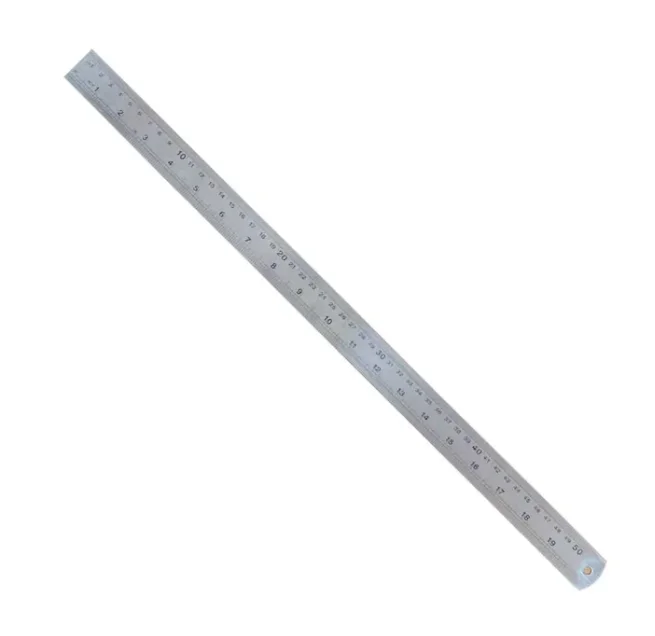 REGLA 50CM METALICA