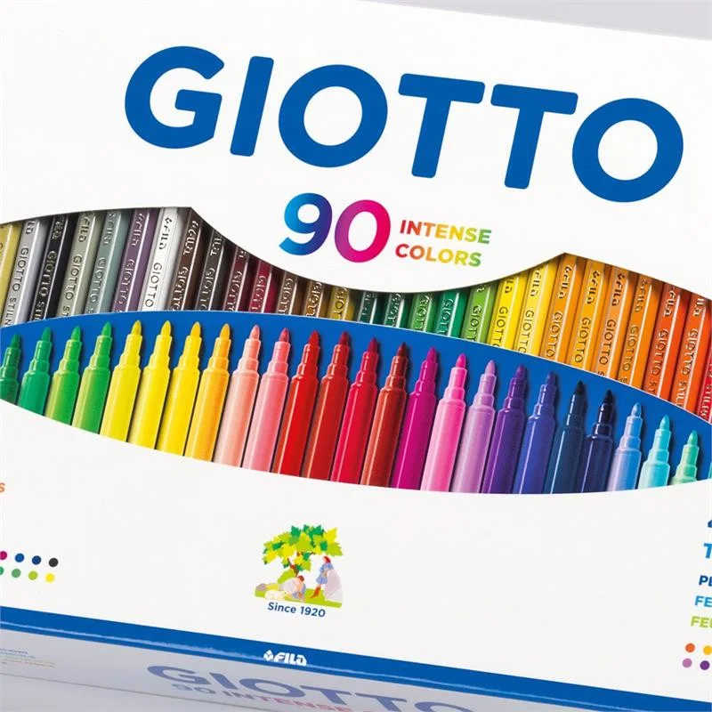 SET 90 COLORES GIOTTO 40 MARCADORES/50 MADERA F257500