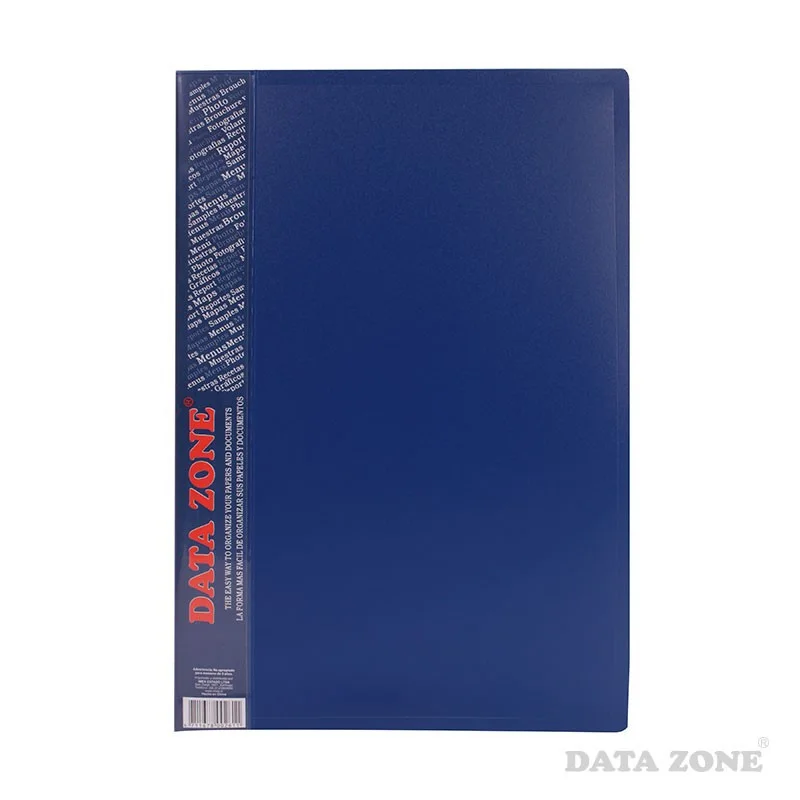 CARPETA C/FUNDA OFICIO 20 UND DATA ZONE AZUL FM20