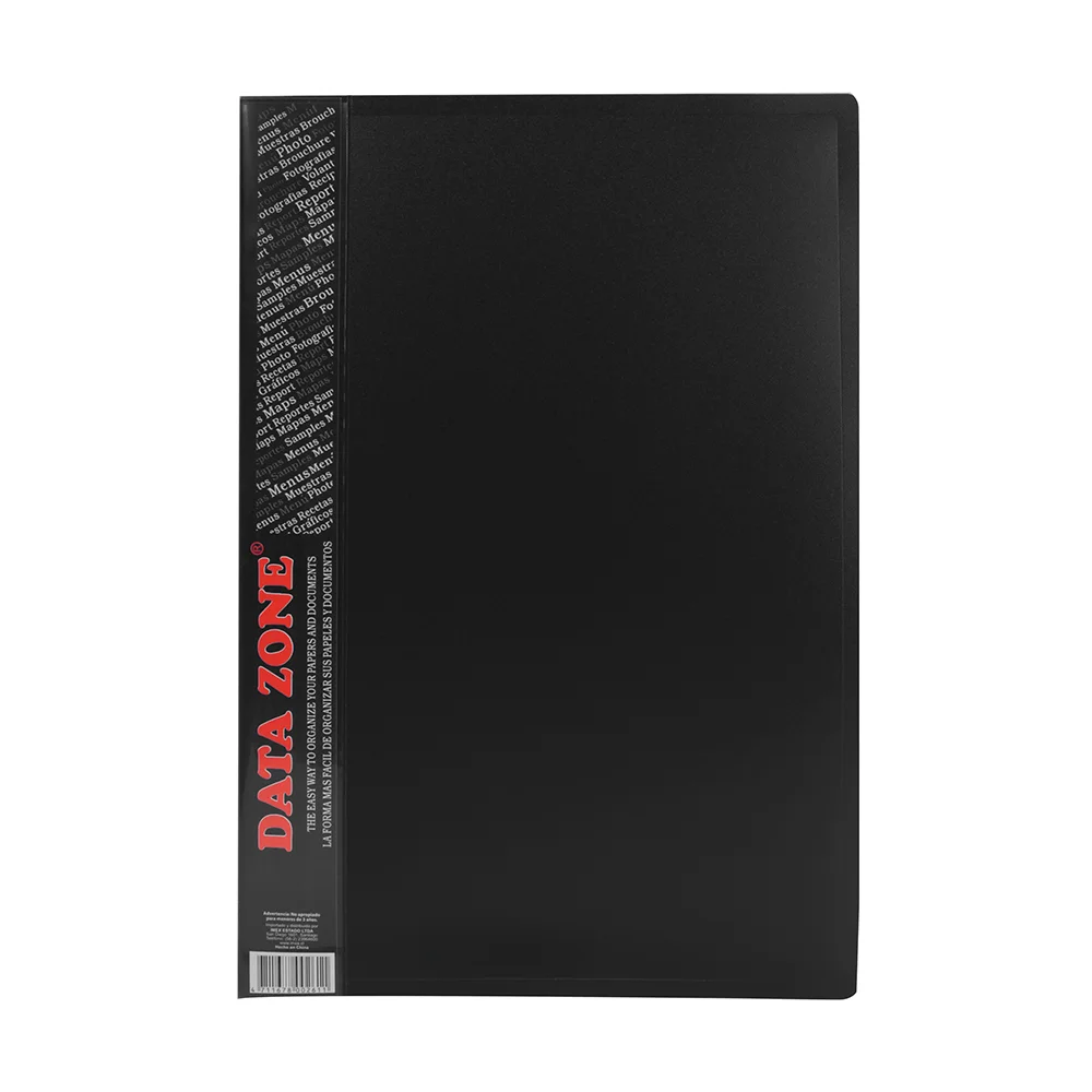CARPETA C/FUNDA OFICIO 30 UND DATA ZONE NEGRO FM30