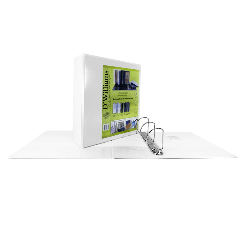 ARCHIVADOR PRESENTACION CARTA 4" 3 AROS DW BLANCO 1.000HJS