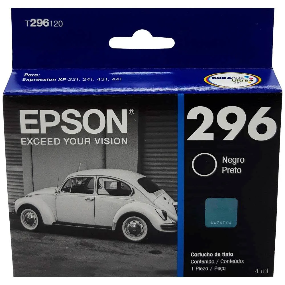 CARTRIDGE EPSON TO296120 NEGRO