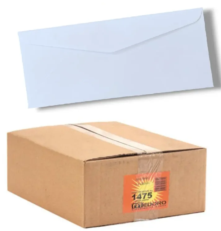 CAJA 20 PAQUETES SOBRE V AMERICANO 10 X 23 50UND