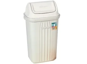 PAPELERO 10LT TAPA VAIVEN SAN REMO BEIGE