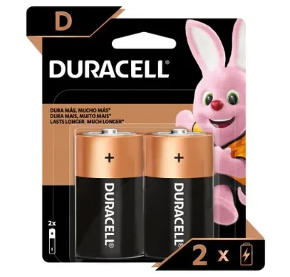 PACK 2 PILAS D DURACELLi