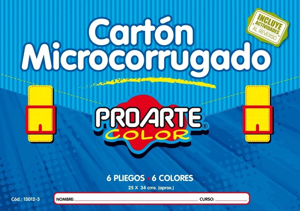BOLSON CARTON CORRUGADO 6 COL PROARTE 13012i