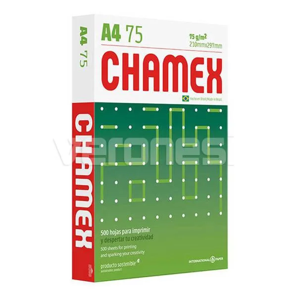 RESMA DE PAPEL A-4 CHAMEX 75GR 500HJS