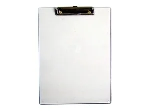 TABLA OFICIO ACRILICA APRETADOR PLANO TRANSPARENTE HAND 401