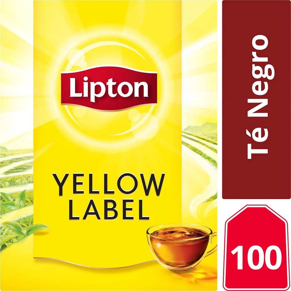 TE 100 BOLSITAS LIPTON YELLOW  i