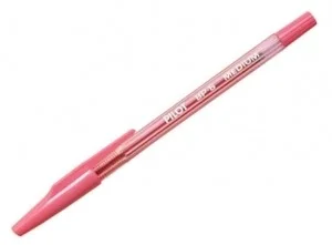 LAPIZ PASTA 1.0 PILOT BP-S MEDIUM ROSADO