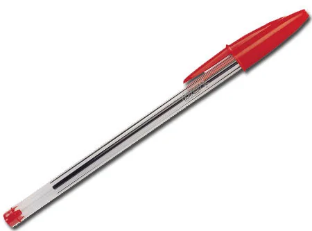 LAPIZ PASTA BIC MEDIANO ROJO  UNDi