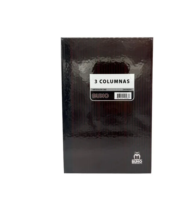 LIBRO 3 COLUMNAS 100 HJS ART 583 BUHO