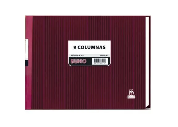 LIBRO 9 COLUMNAS 100 HJS ART 171 BUHOi