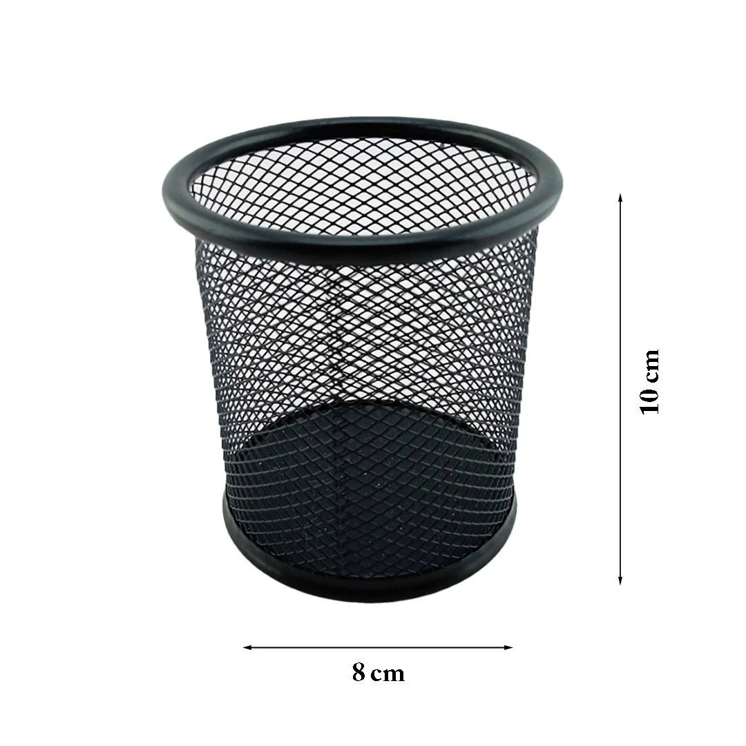 PORTA LAPIZ METAL REDONDO 8CM X 10CM