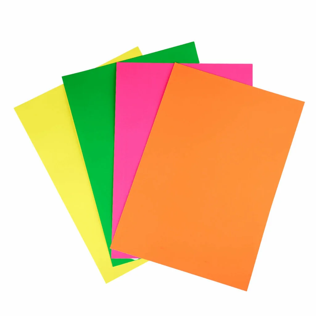 BOLSON CARTULINA FLUOR 6COL TORRE 18049i