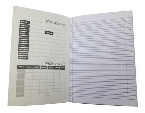 CUADERNO COLLEGE 100HJ CALIGRAFIA HORIZONTAL TORRE. 26239i