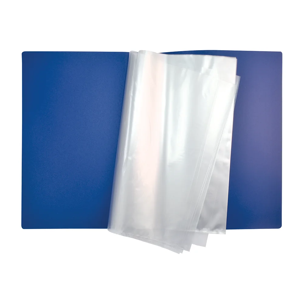 CARPETA C/FUNDA A-4 10 UND DATA ZONE LM-10 AZUL