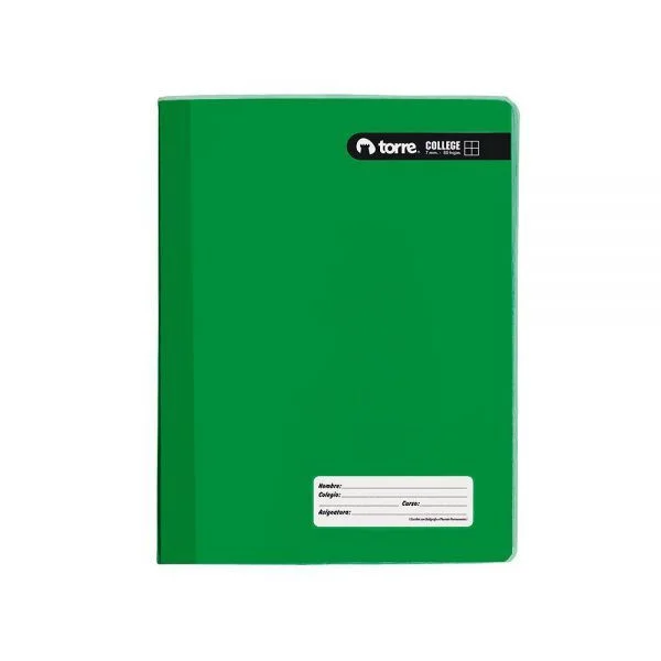 CUADERNO COLLEGE 100HJS 7MM COLOR360 TORRE.28785i